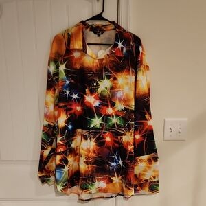 Colorful Starburst Long Sleeve Shirt